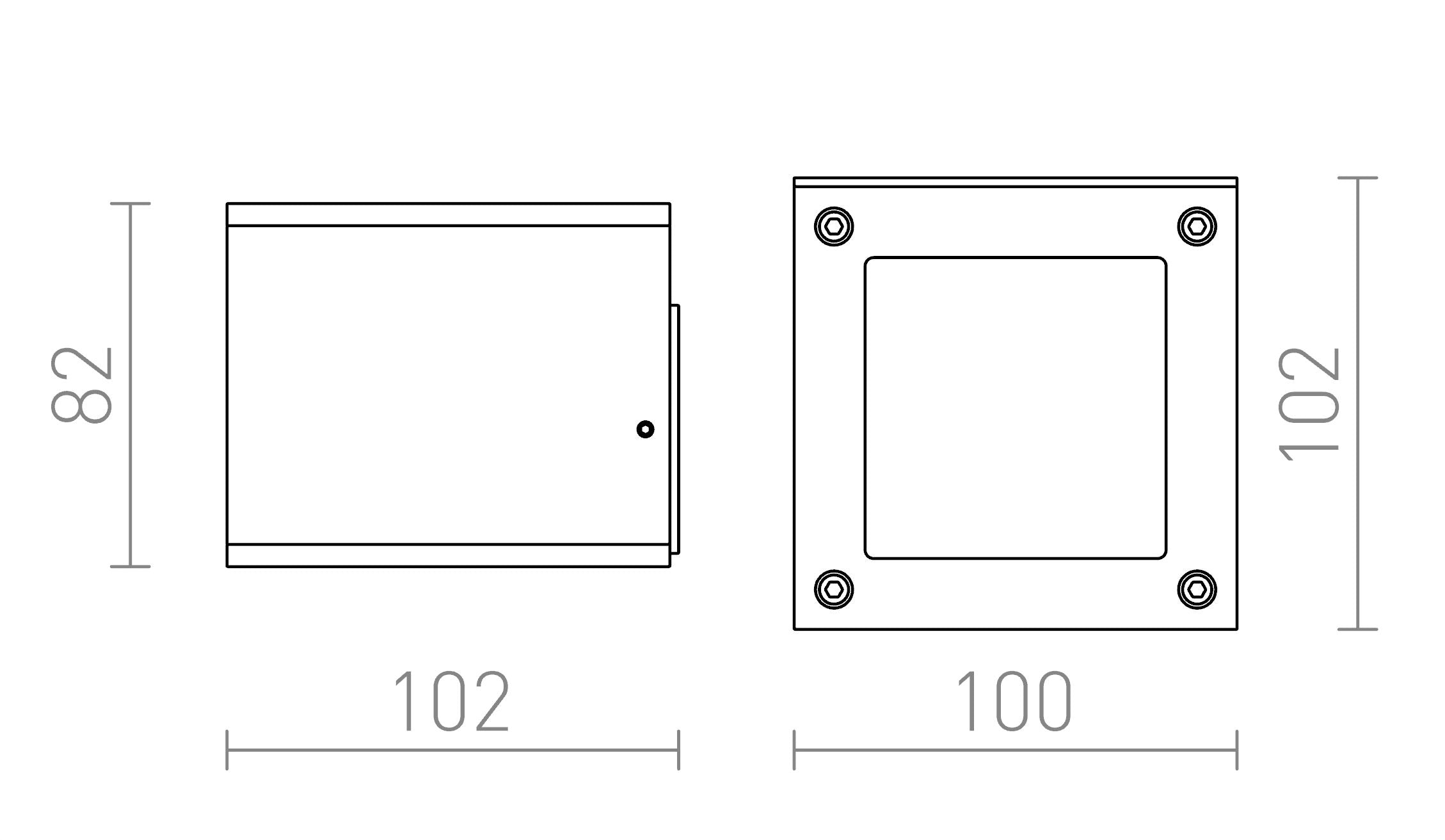 BIBI wall lamp - Product sketch