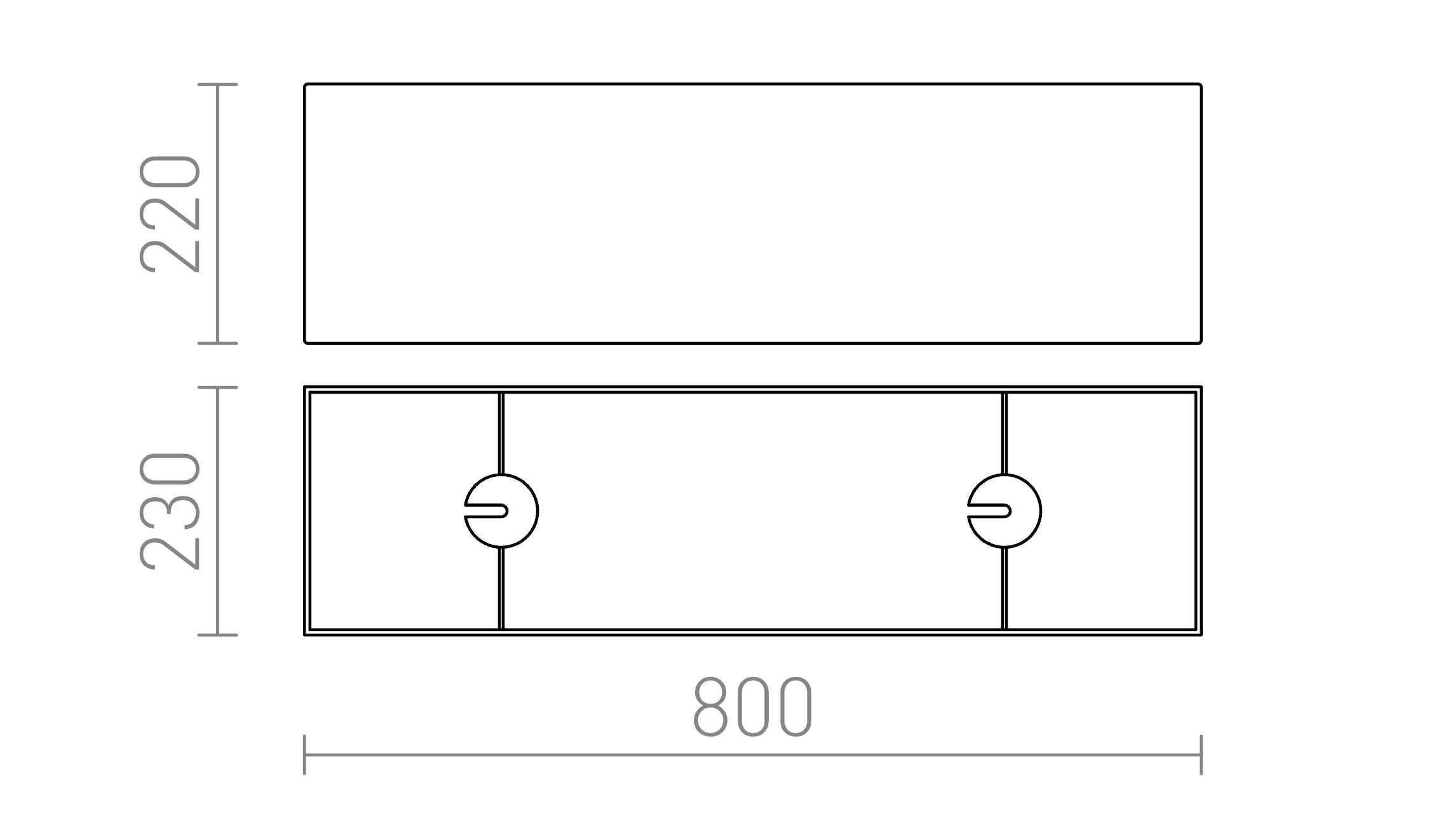 LOPE 80/23 abat-jour - Product sketch