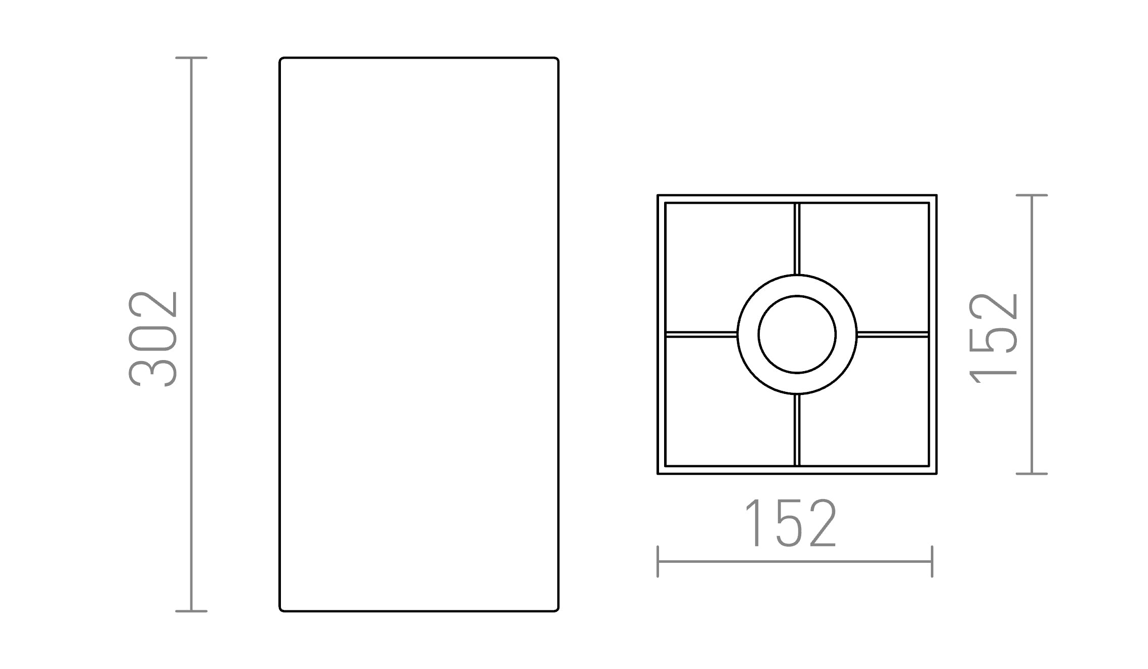 TEMPO 15/30 abażur - Product sketch