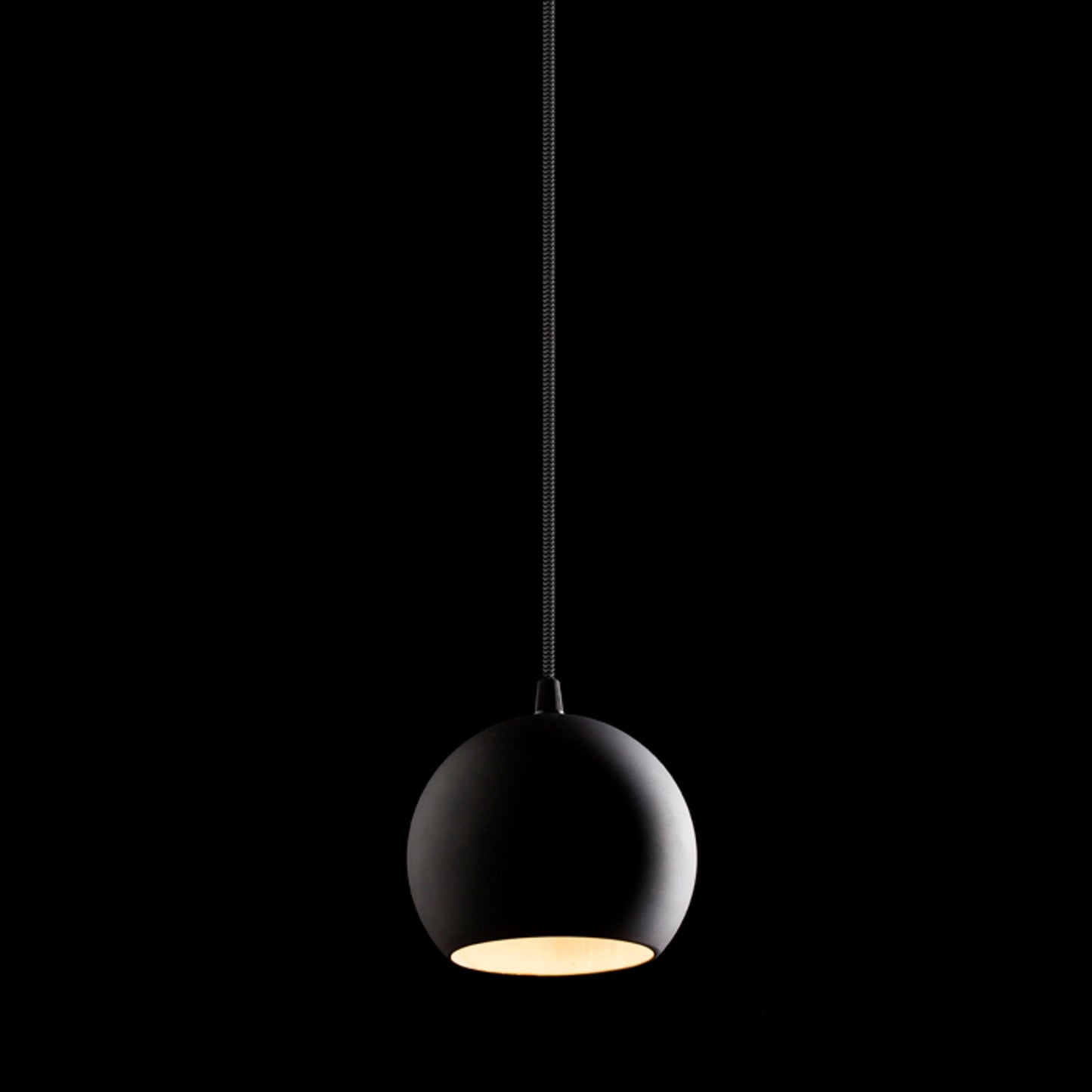 RENDL pendant lamp COPA pendant black glass 230V LED E27 11W R11824 3