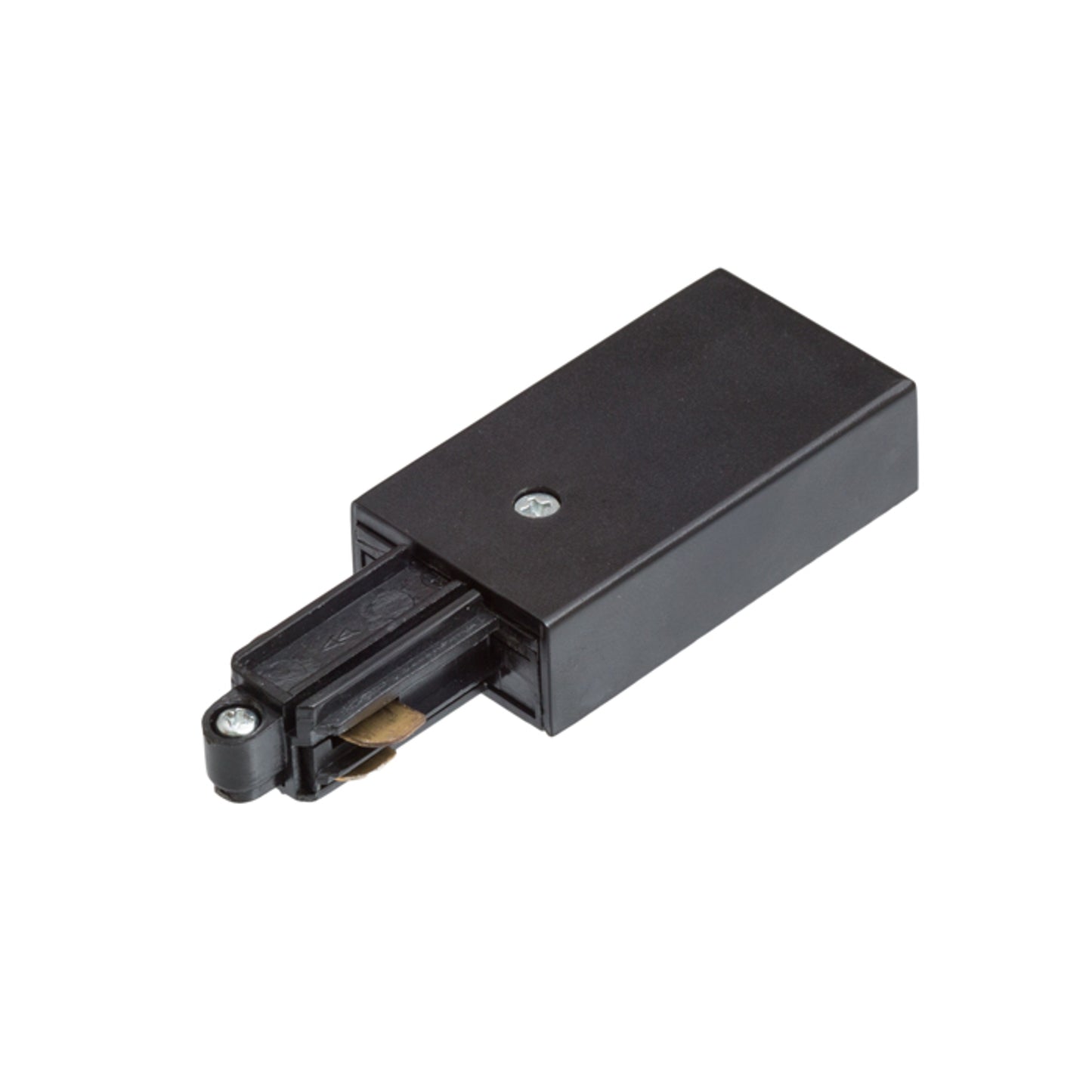 RENDL 1-circuit track system 1F feed-in, polarity right black 230V R12288 1