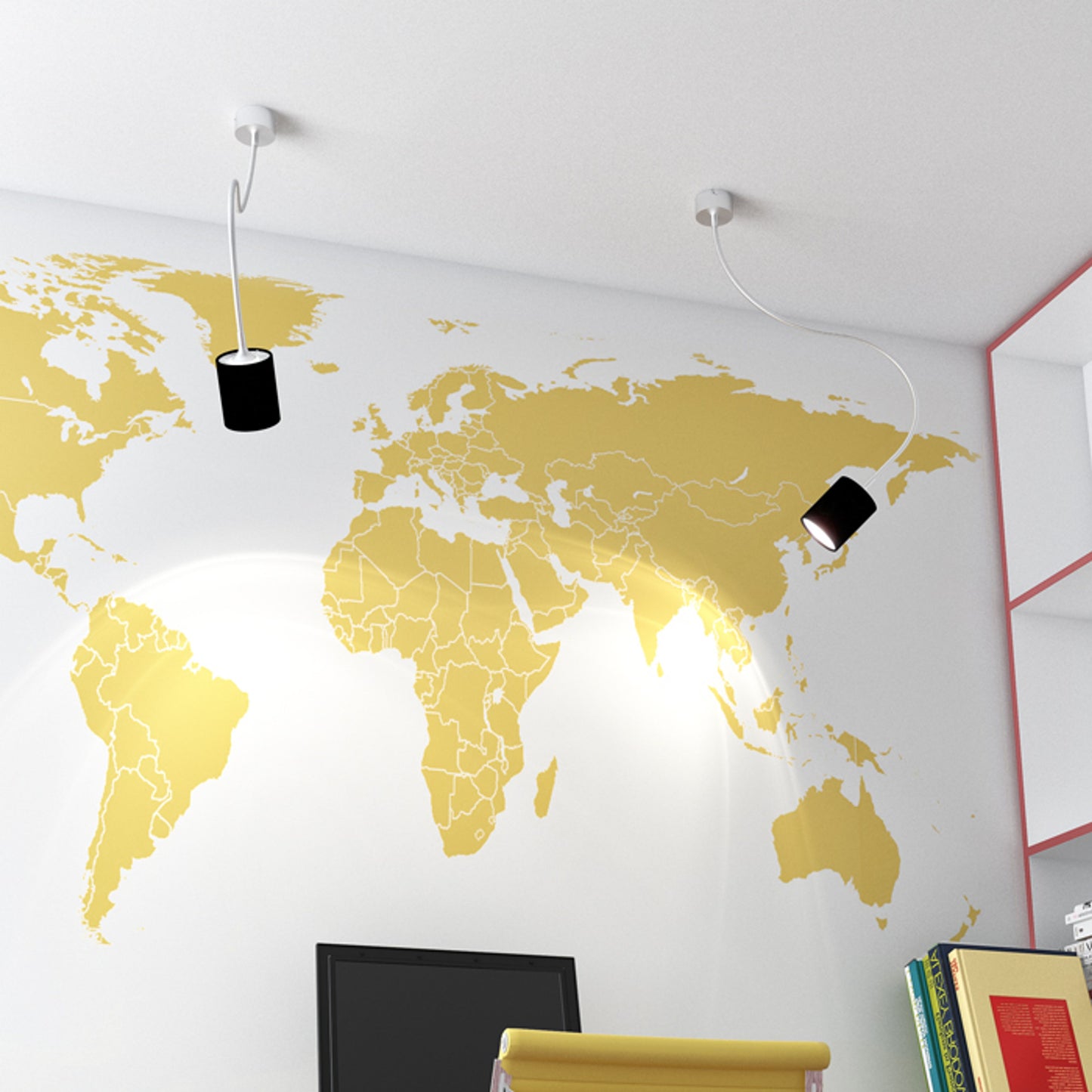 RENDL pendant lamp LOYD LED I ceiling black matt nickel 230V LED 4.5W 3000K R12932 6