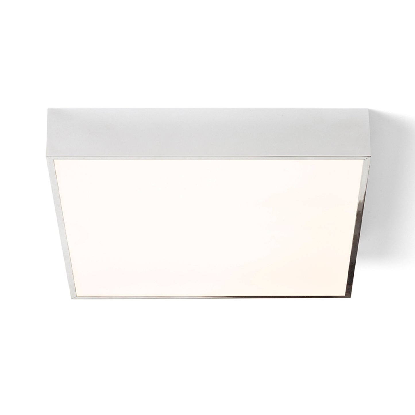 RENDL surface mounted lamp MERANO LED 35 ceiling chrome/matte acrylic 230V LED 24W IP44 3000K R13698 3