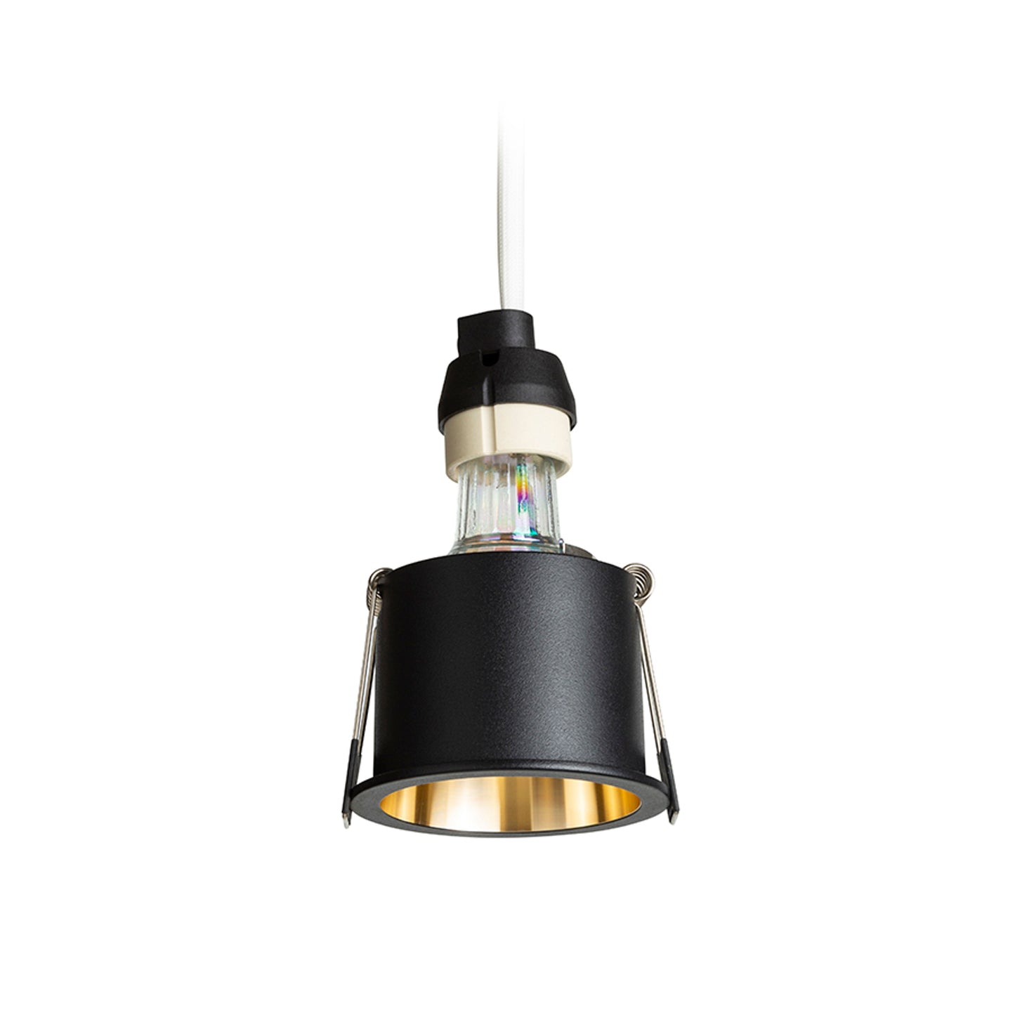 RENDL recessed light ORCO recessed black/gold 230V LED GU10 9W R14259 3