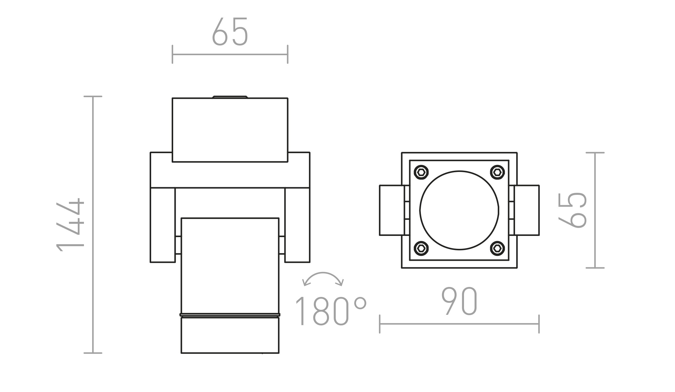CASSO FUNÇÃO INCLINÁVEL - Product sketch