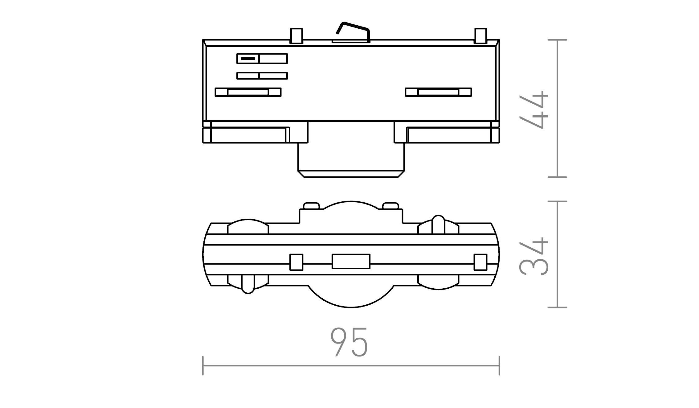 EUTRAC ADAPTADOR - Product sketch