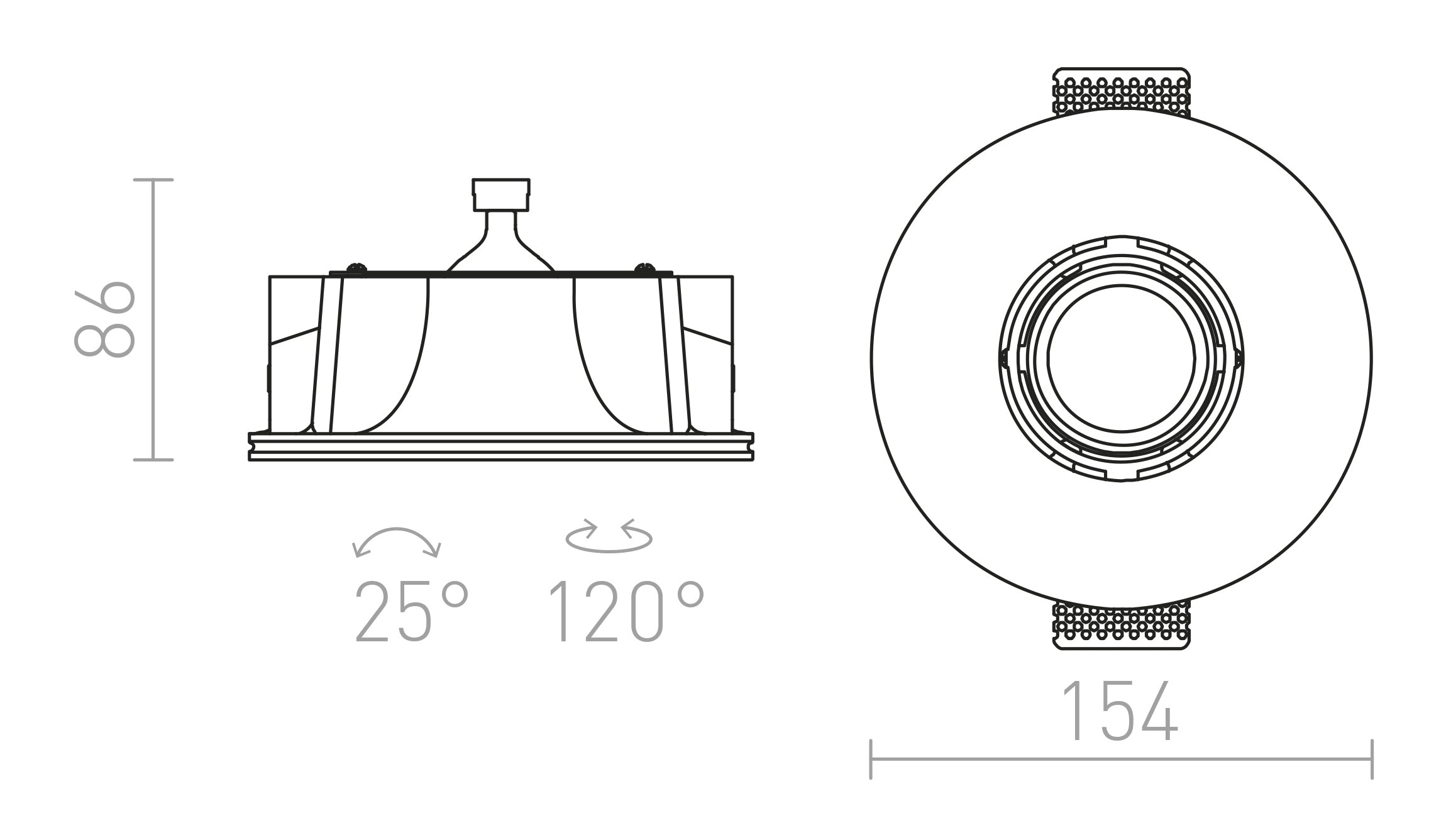 DINGO S FUNÇÃO INCLINÁVEL - Product sketch