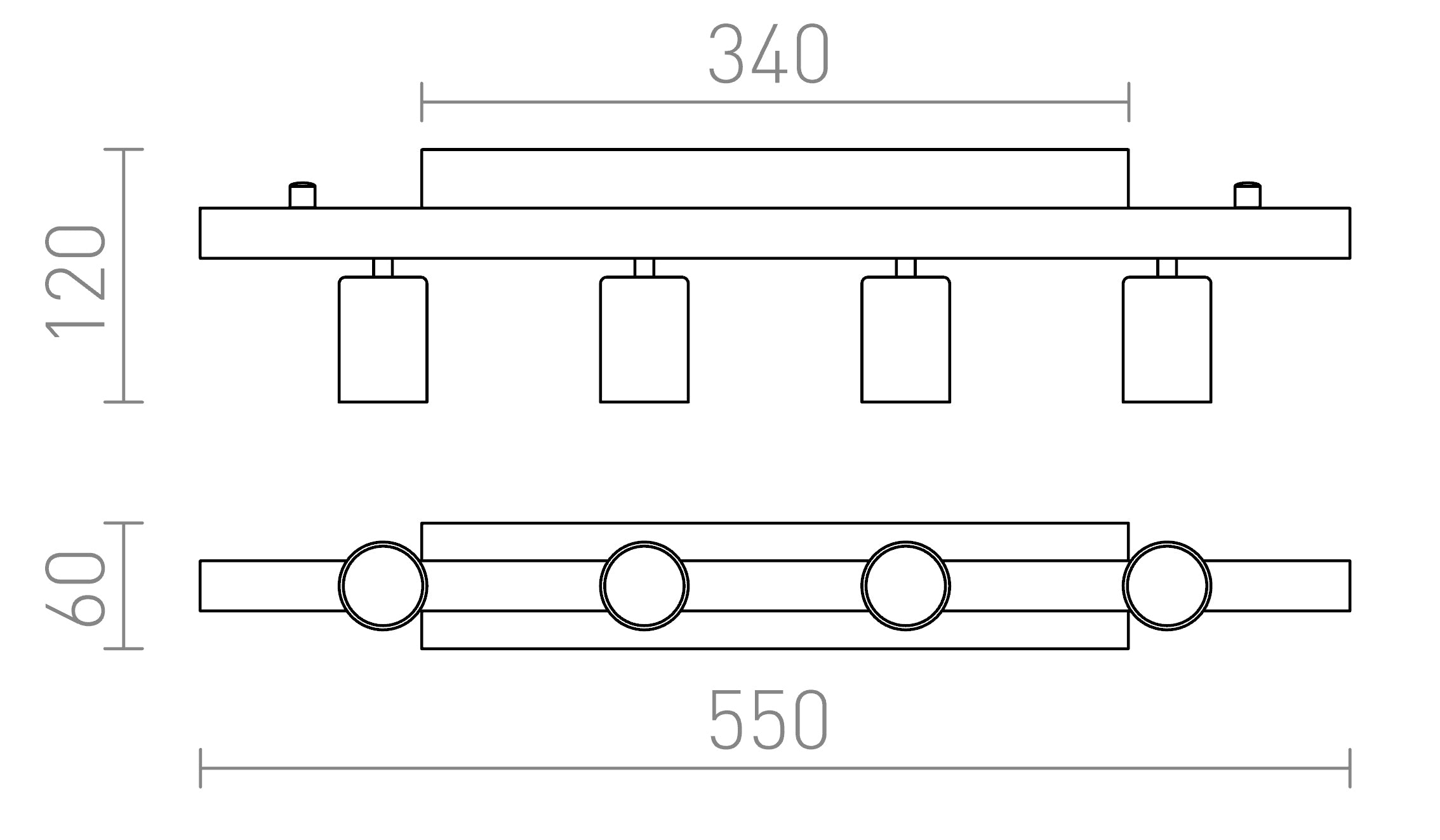 RALLONG IV DE TETO - Product sketch