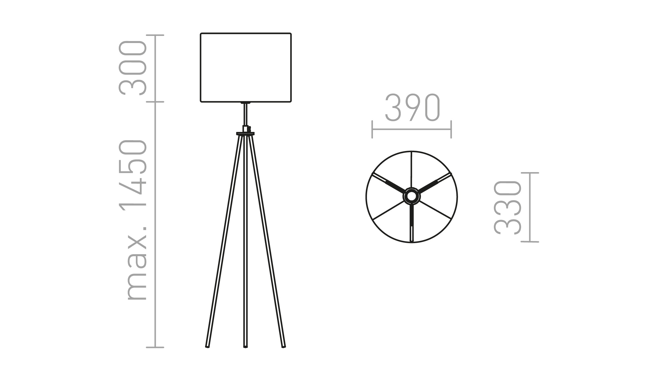 GARDETTE DE PÉ - Product sketch