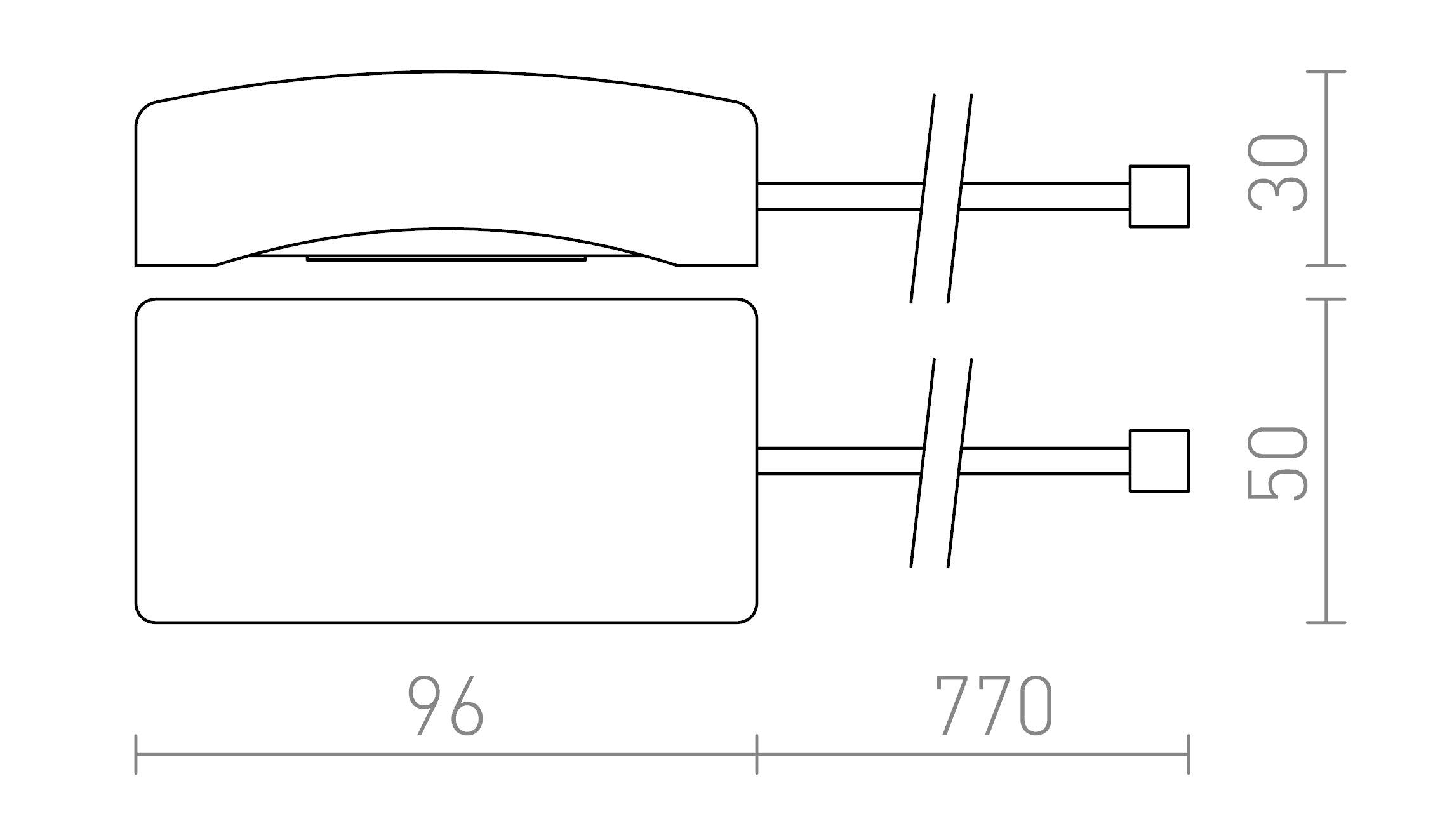 SENSOR EMBUTIDO - Product sketch