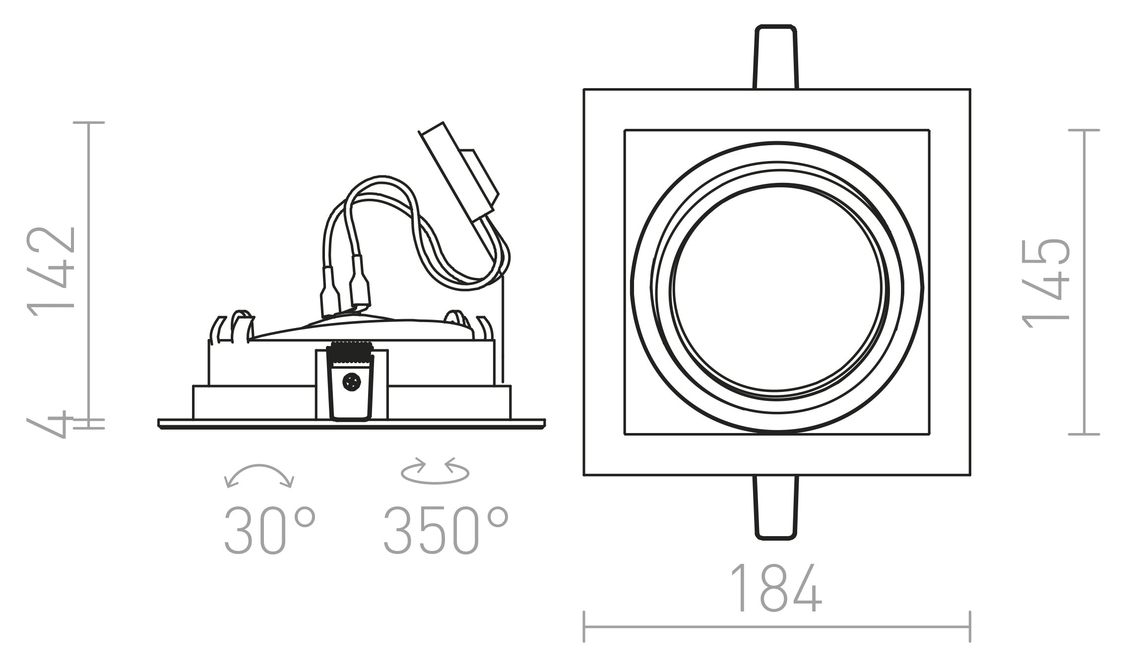 GRANADA SQ - Product sketch