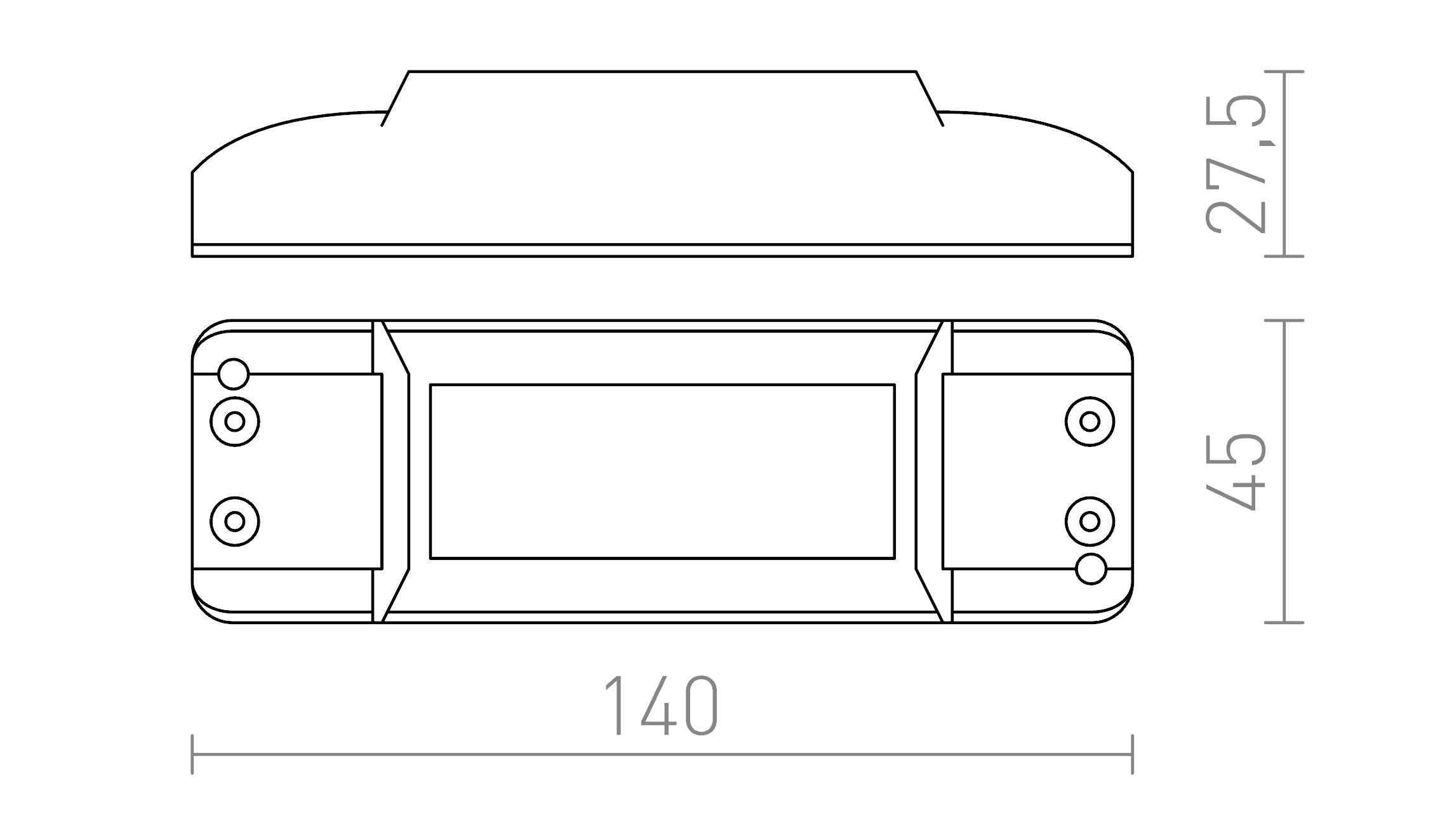 TRANSFORMADOR 24V= 30 - Product sketch