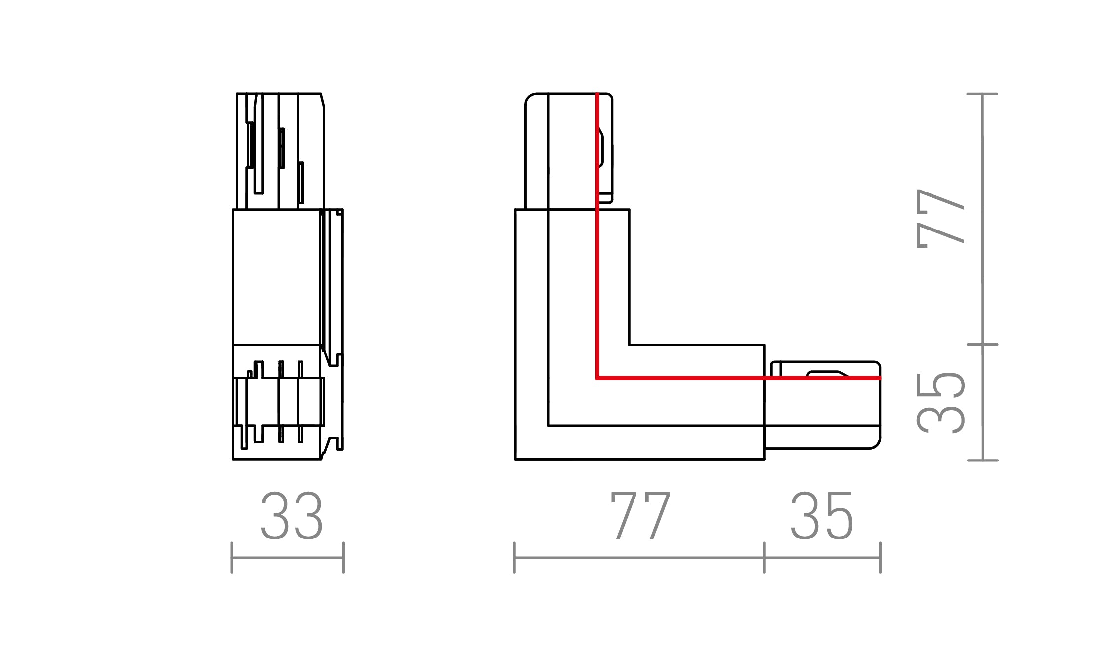 EUTRAC L JUNTA (POLARIDADE INTERIOR) - Product sketch