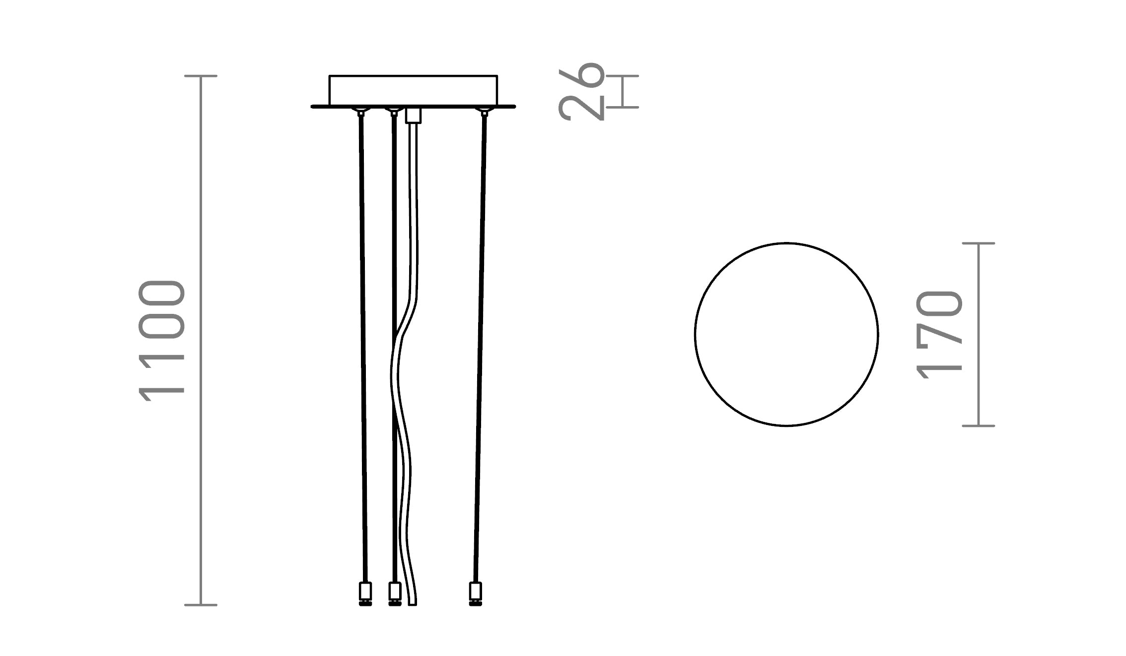 MEZZO 40/60 CONJUNTO SUSPENSO - Product sketch