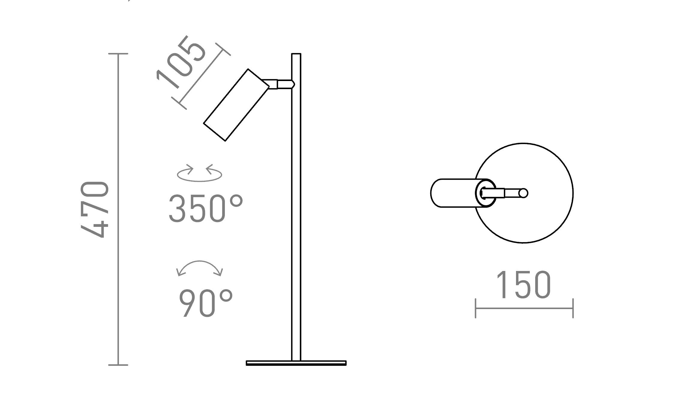 TAPIO DE MESA - Product sketch