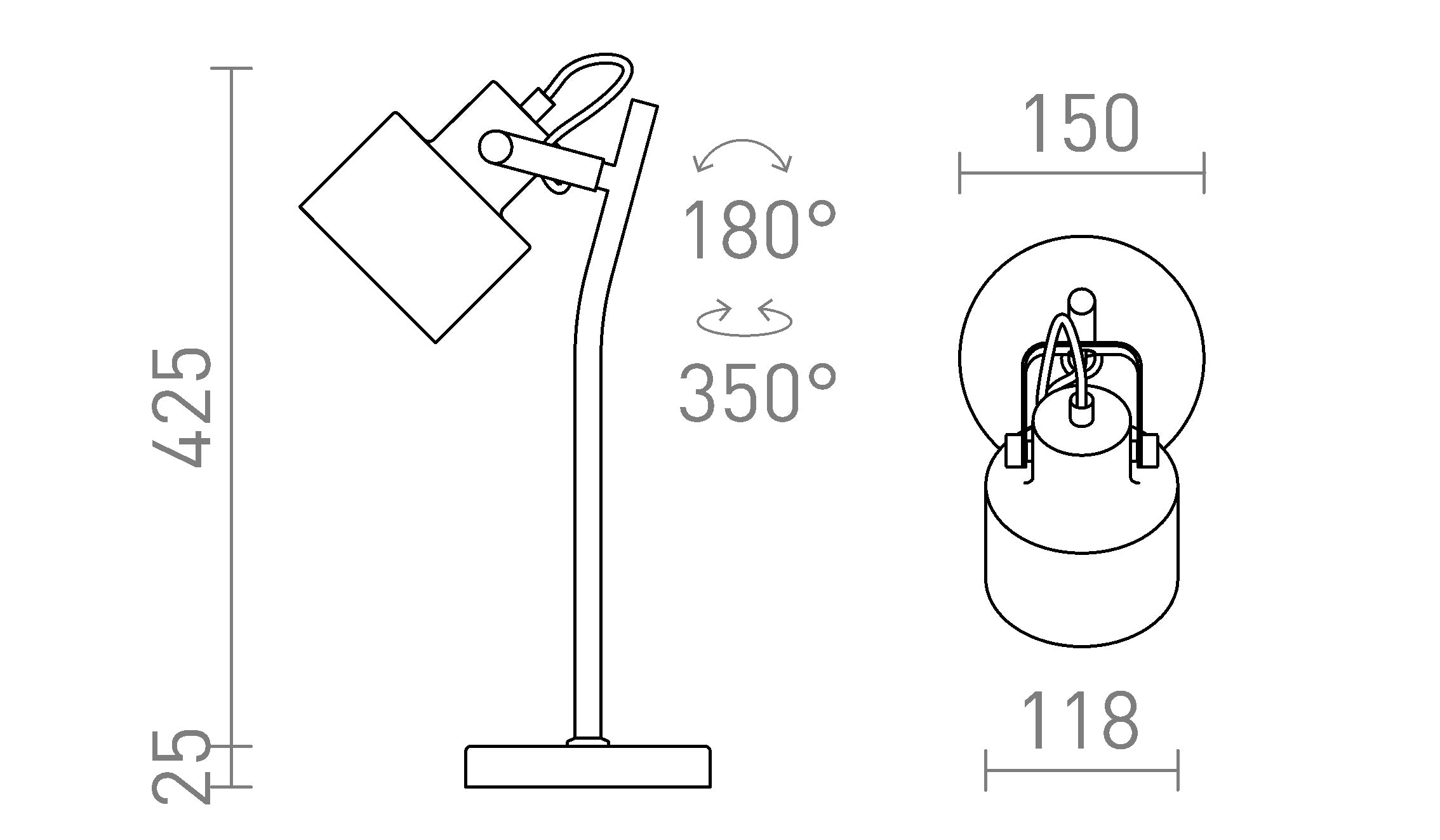 CELEIA DE MESA - Product sketch
