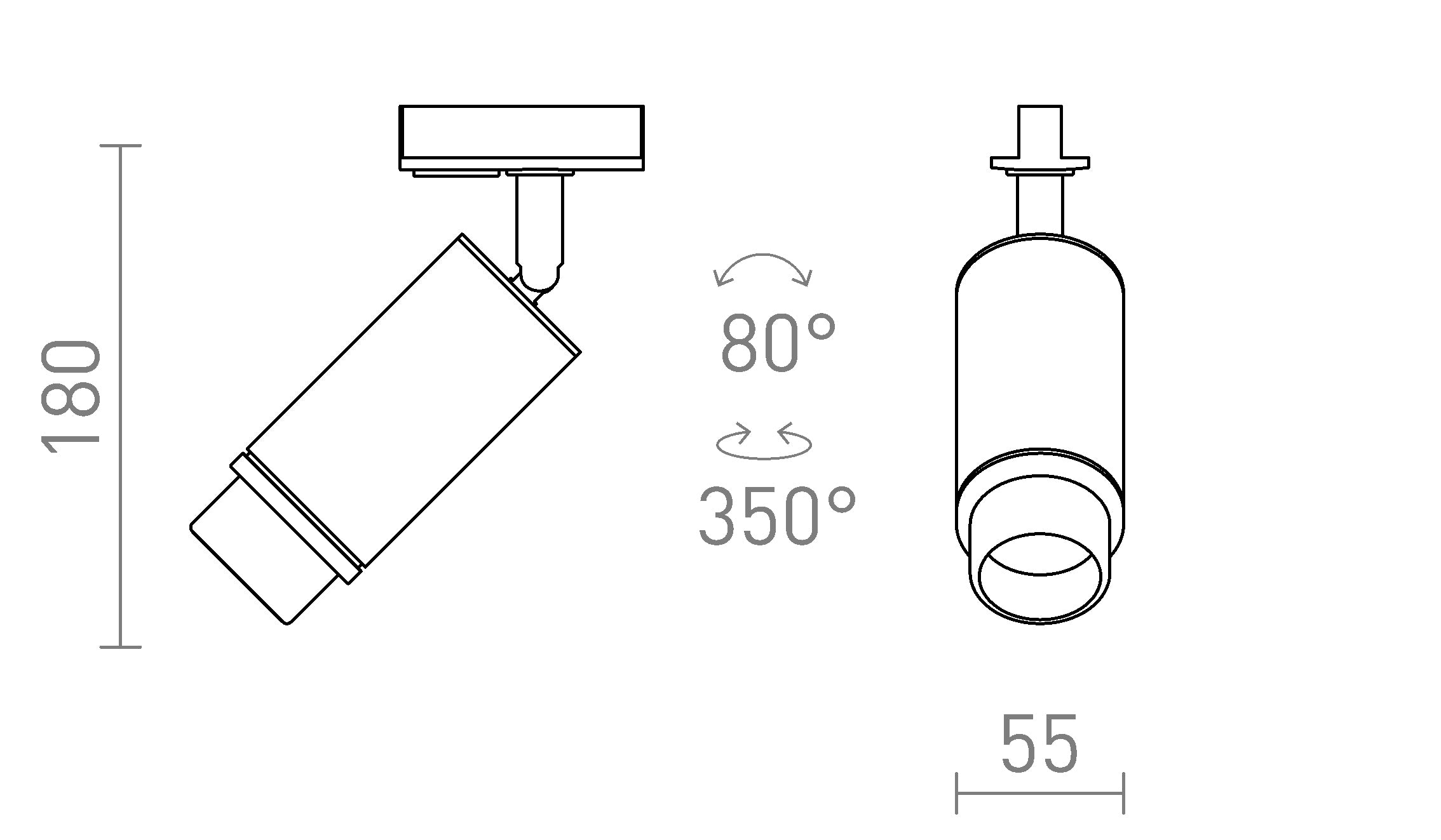 OPTIMUS 2 PARA CALHA MONOFÁSICA - Product sketch