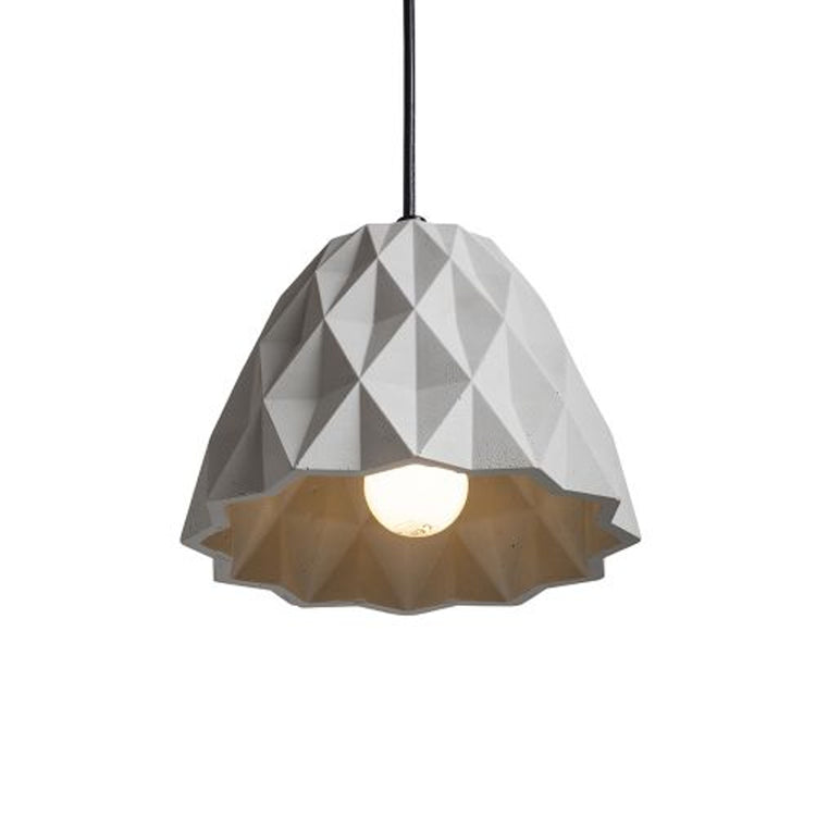 Candeeiros suspensos de betão