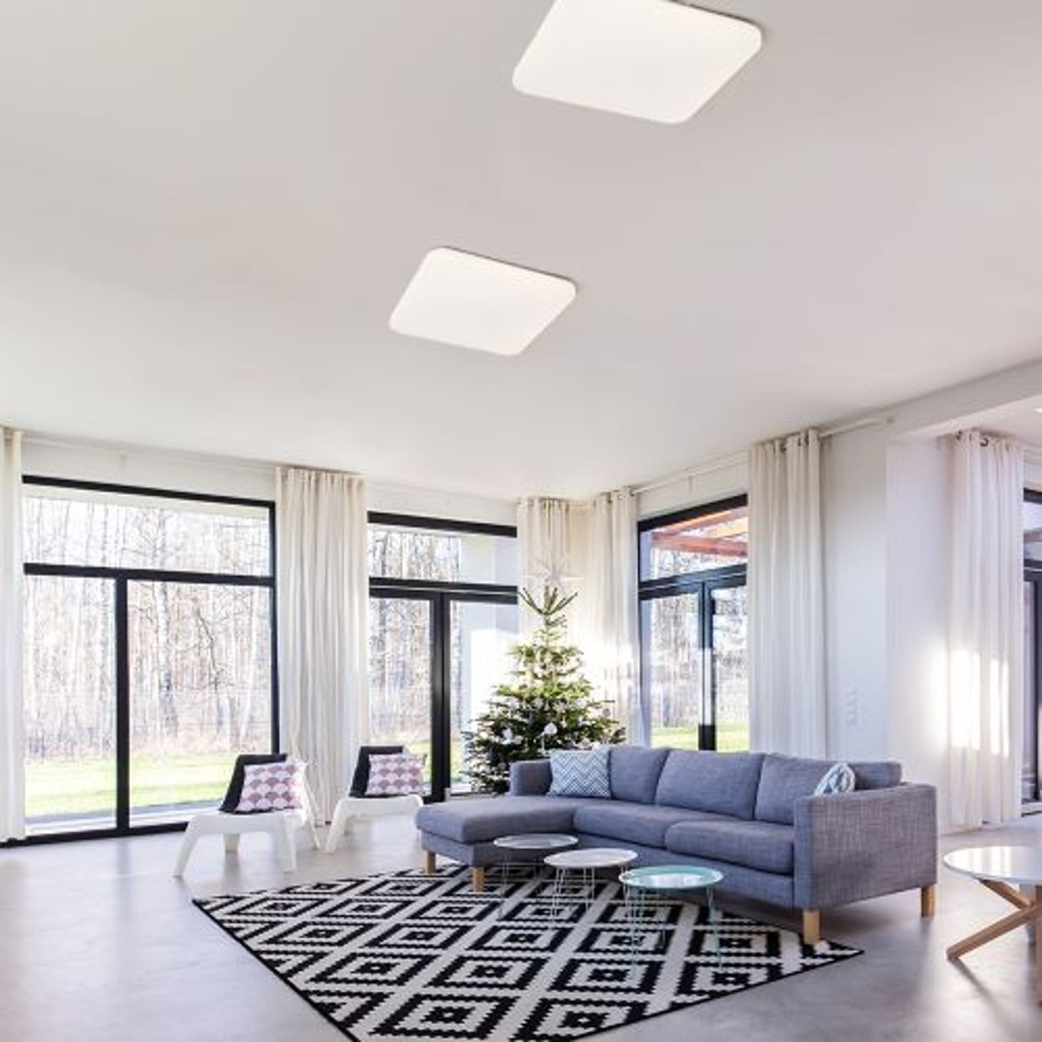 Luz de teto com sensor