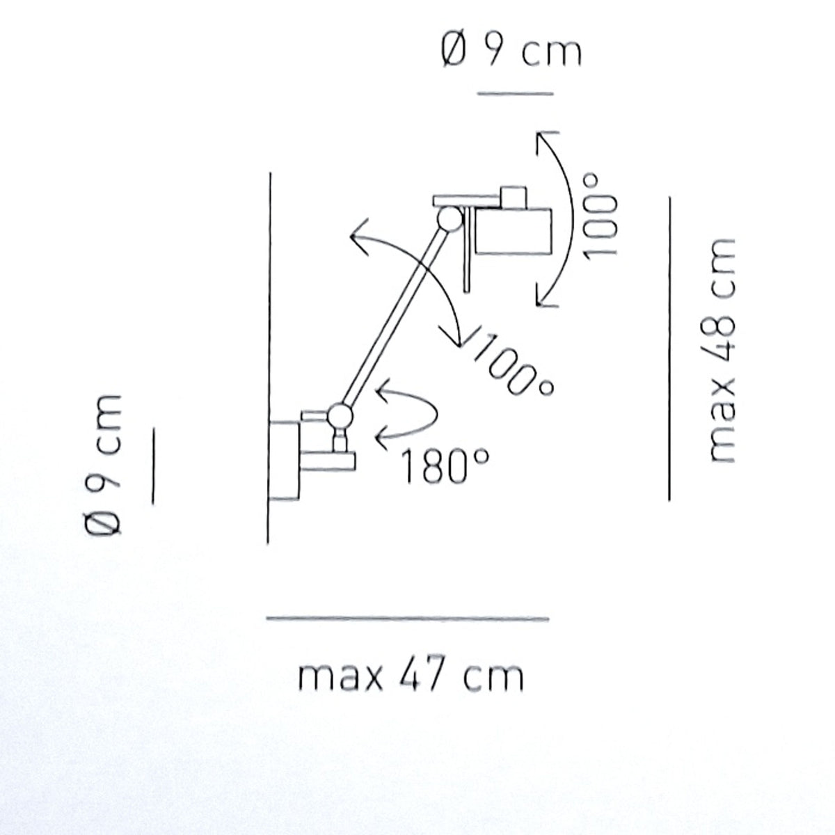 RENDL wall lamp AX20 AP GRANDE   chrome 230V G9 60W  APAX20GRXXCRG9X 3