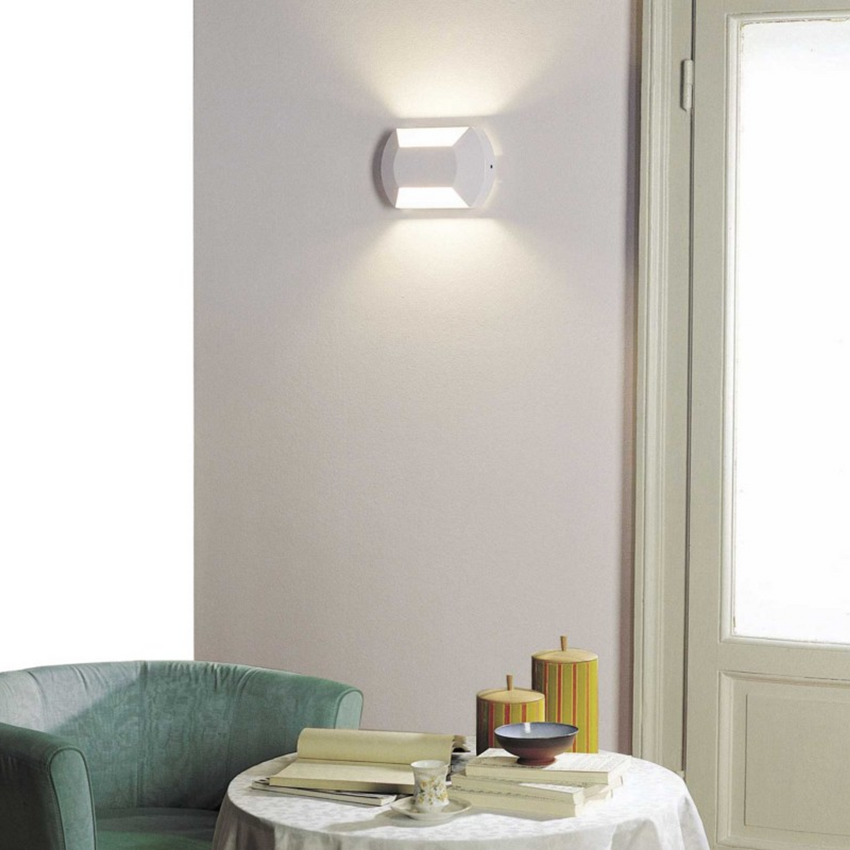 RENDL outdoor lamp HALO E27-B  white  230V E27 150W IP65 D10/E27-B 2