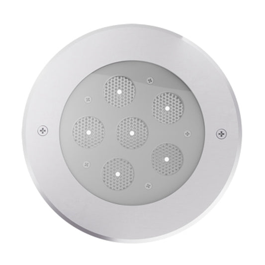 RENDL Outlet OMAR recessed stainless steel 24= LED 6x3W 30° IP67 4000K EST737 1
