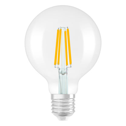 RENDL light source OSRAM Retrofit Globe 125  clear 230V E27 LED EQ120 2700K G14607 1