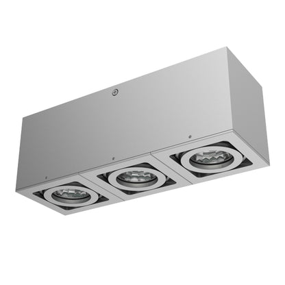RENDL surface mounted lamp BERIT III ceiling aluminum 230V GU10 3x50W R10121 4