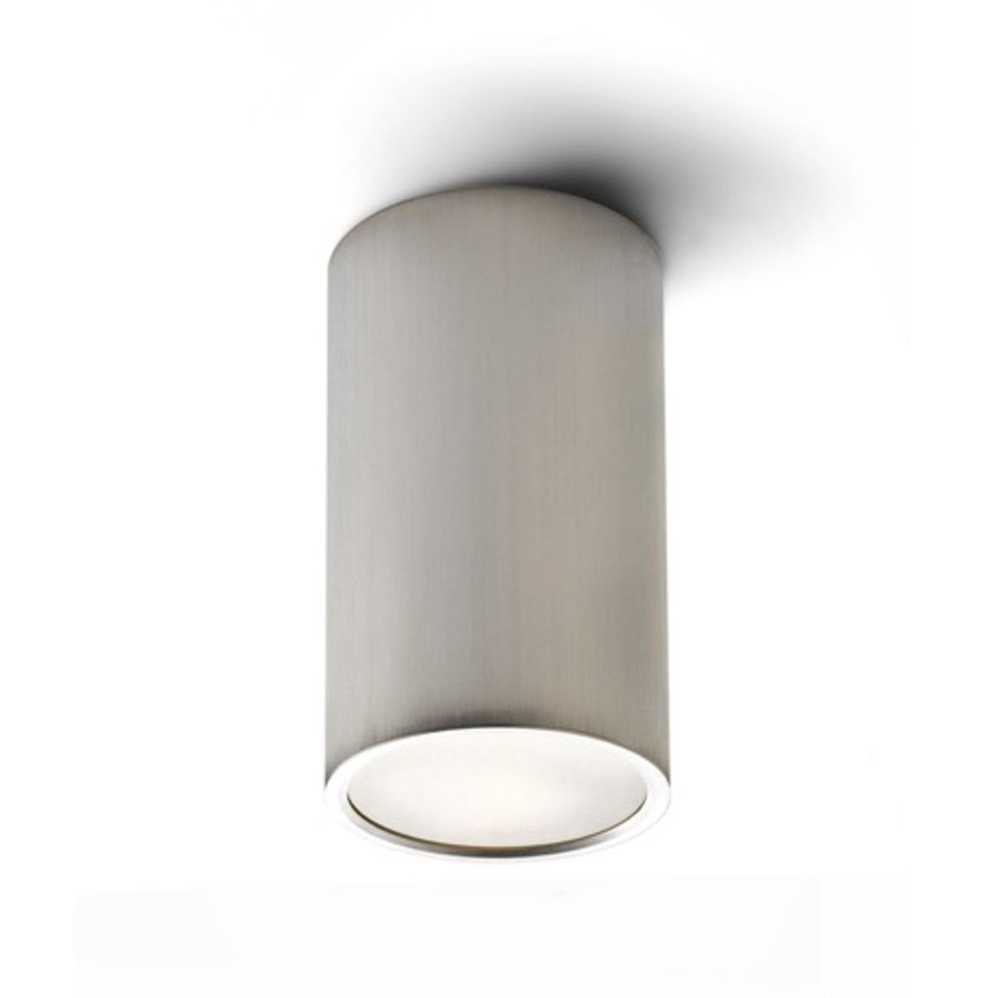 RENDL Outlet MEA ceiling cylindrical  brushed aluminum 230V LED E27 15W R10212 1