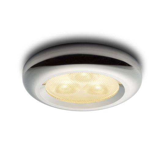 RENDL Outlet ESTA LED recessed driver incl chrome 230V/350mA LED 3x1W 3000K R10309 1