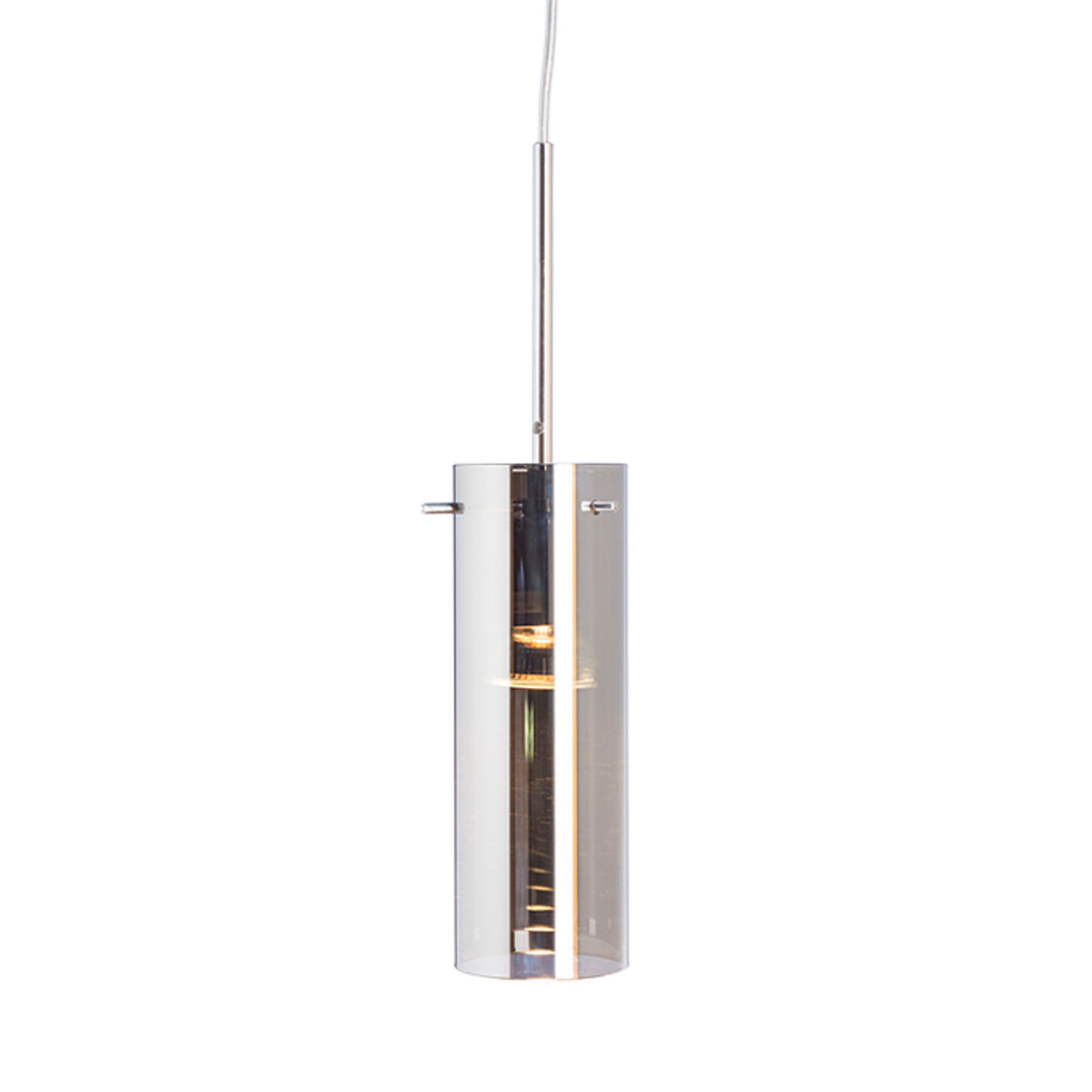 RENDL pendant lamp SANSSOUCI III pendant  chrome-tinted glass 230V GU10 3x50W R10528 3