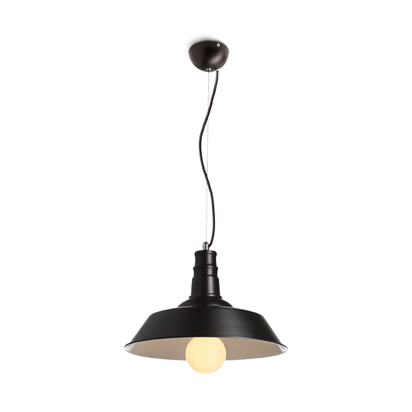 RENDL Outlet GOLDIE 36 pendant black/white  230V LED E27 30W R11688 1