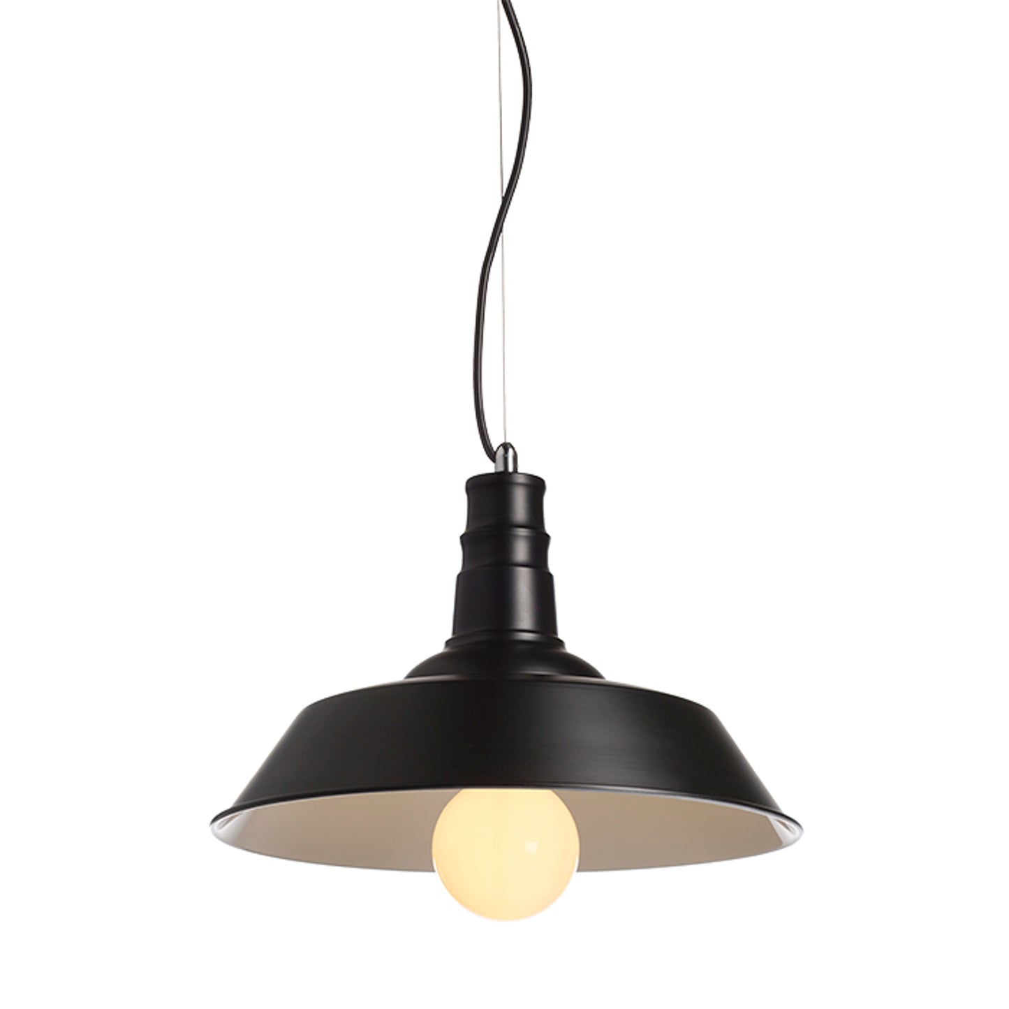 RENDL Outlet GOLDIE 36 pendant black/white  230V LED E27 30W R11688 5
