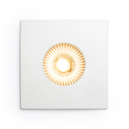 RENDL recessed light WATERBOY SQ  matt white  230V LED 10W 40° IP65  3000K R11728 7