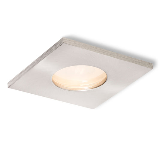 RENDL Outlet SPLASH SQ recessed  matt nickel 230V LED GU10 8W IP65 R11736 1