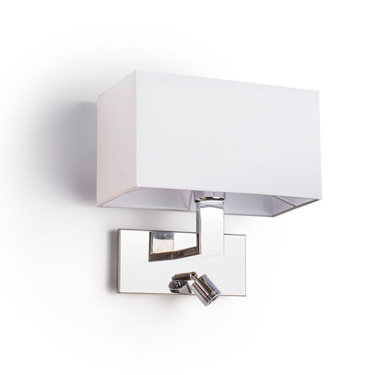 RENDL wall lamp PLAZA wall with LED white chrome 230V LED E27 LED 15+3W  3000K R11982 1