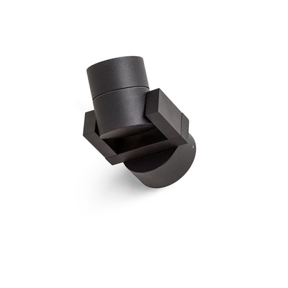 RENDL  ORIT wall black 230V LED 6W 80° IP44 3000K R12034 7