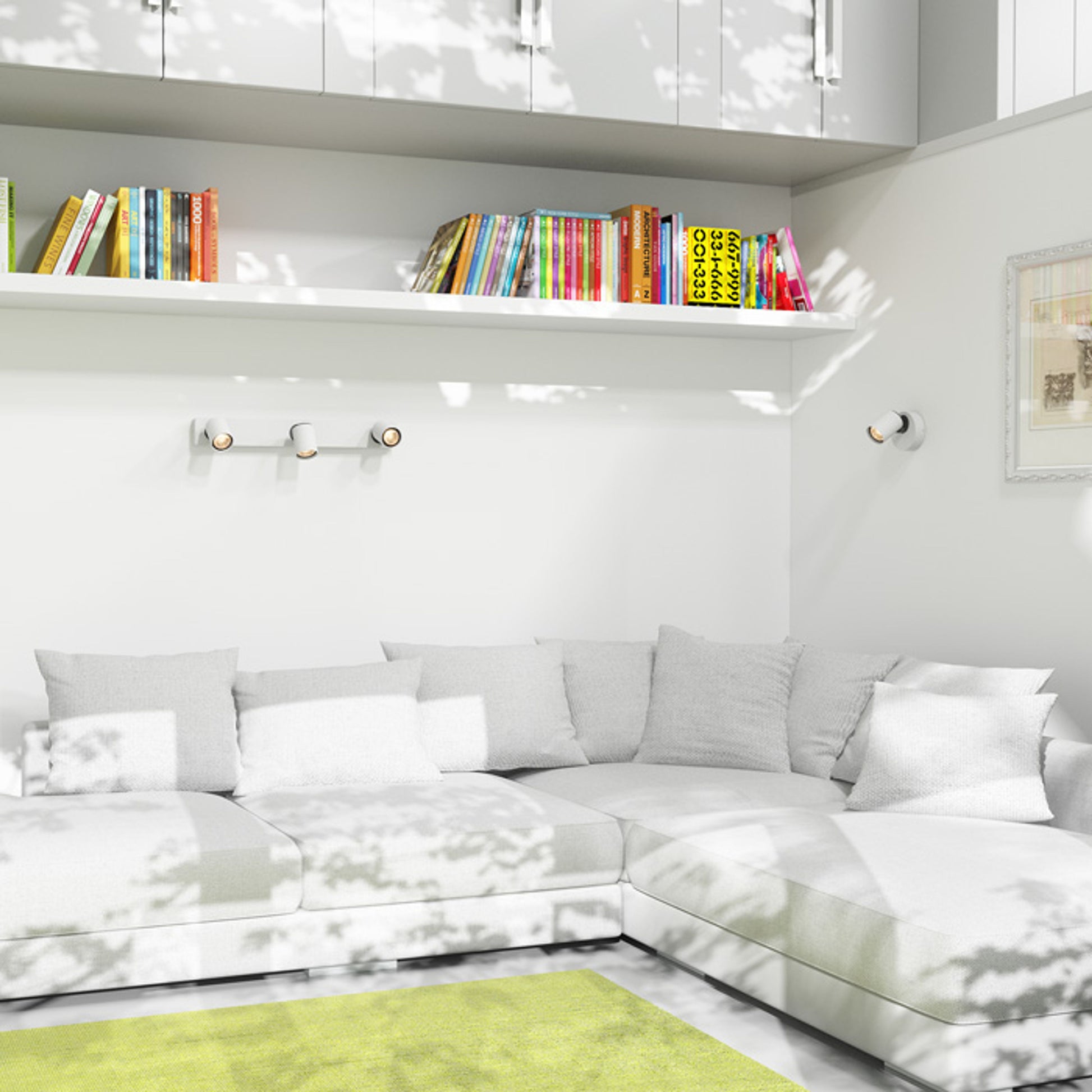 RENDL spotlight DUGME III  white/anthracite grey  230V GU10 3x35W R12078 8