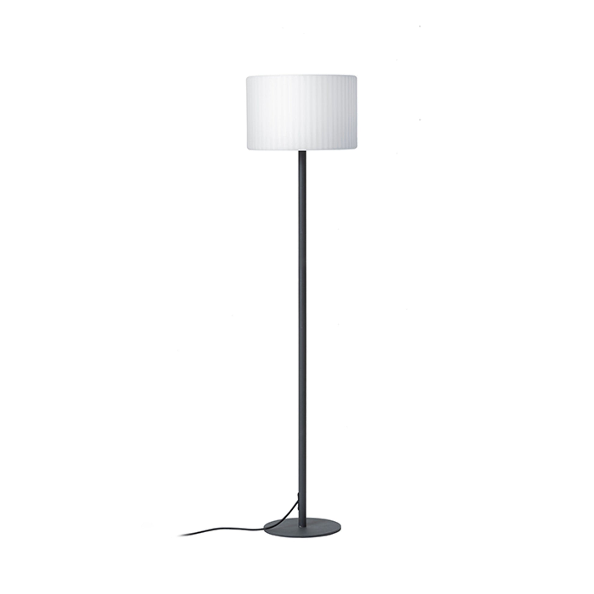 RENDL outdoor lamp BOSANNA 150 floor anthracite grey satinated PE 230V LED E27 15W IP65 R12421 1