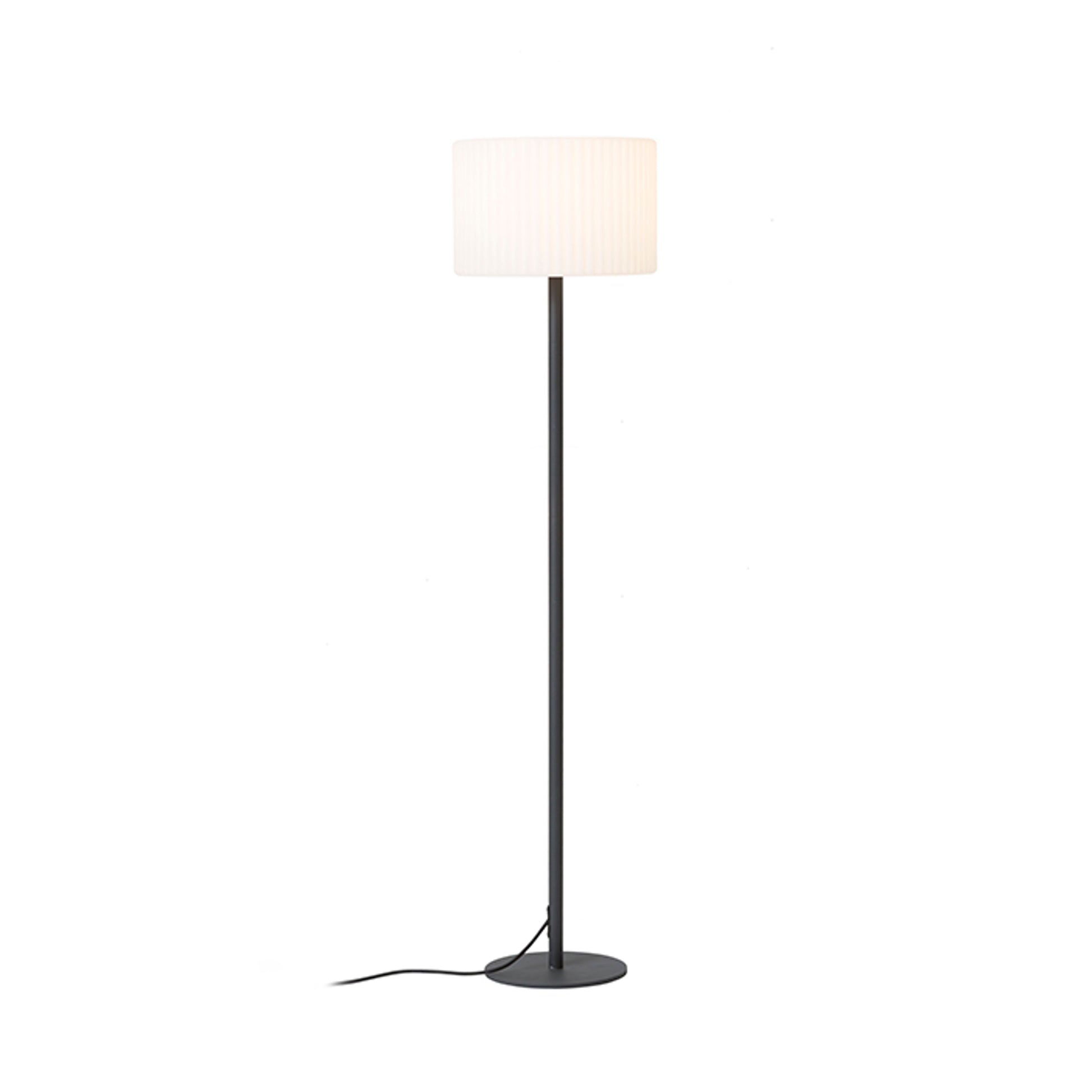 RENDL outdoor lamp BOSANNA 150 floor anthracite grey satinated PE 230V LED E27 15W IP65 R12421 2
