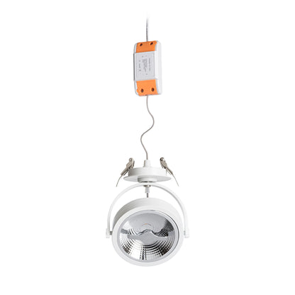 RENDL spotlight KELLY LED DIMM semi-recessed white 230V LED 12W 24° 3000K R12637 2