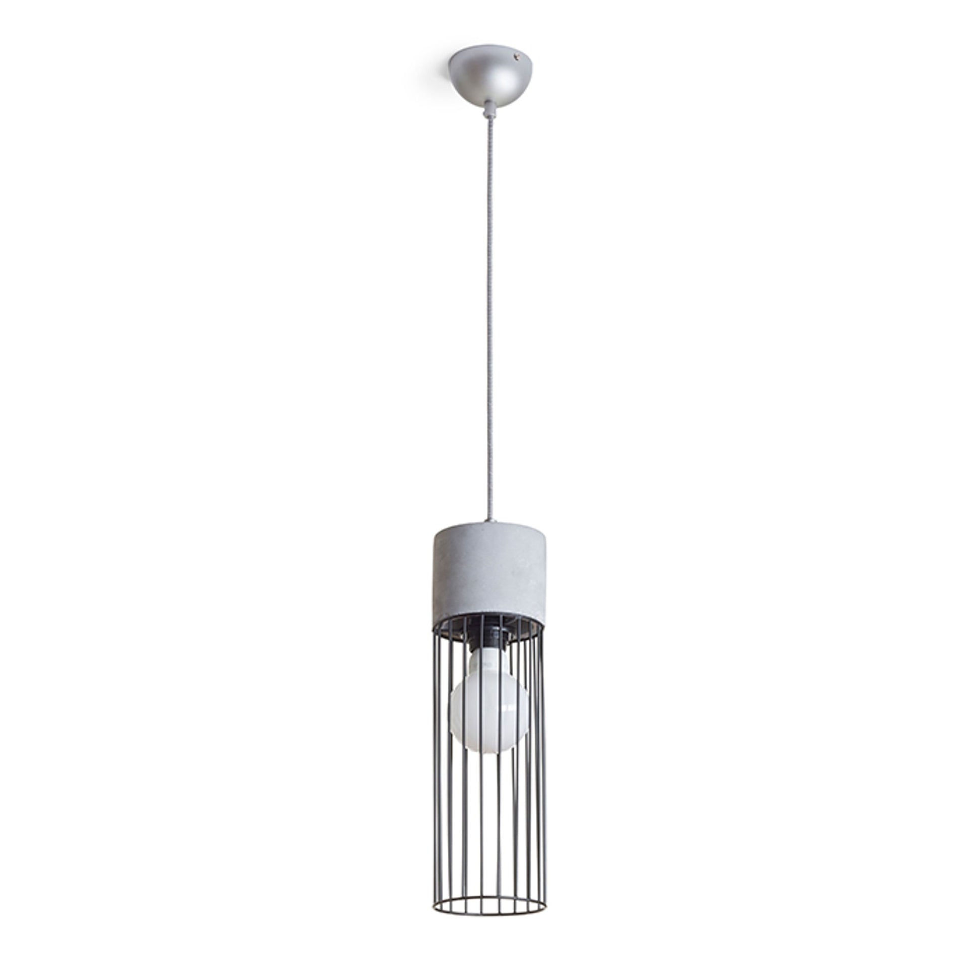 RENDL pendant lamp BURTON pendant  concrete 230V LED E27 11W R12931 10