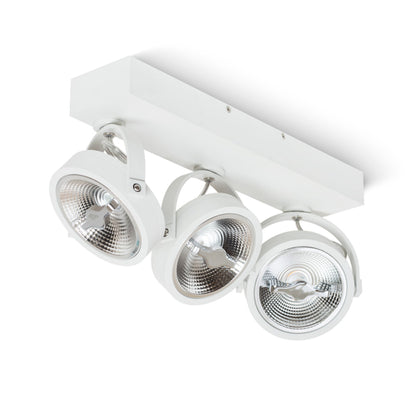 RENDL spotlight KELLY LED III DIMM wall white 230V LED 3x12W 24° 3000K R13108 1