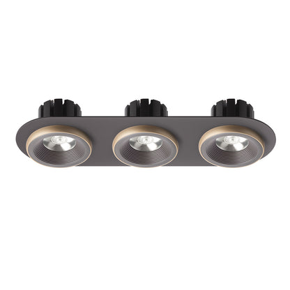 RENDL recessed light SHARM R III recessed brown/pearl gold 230V LED 3x10W 24° 3000K R13247 2
