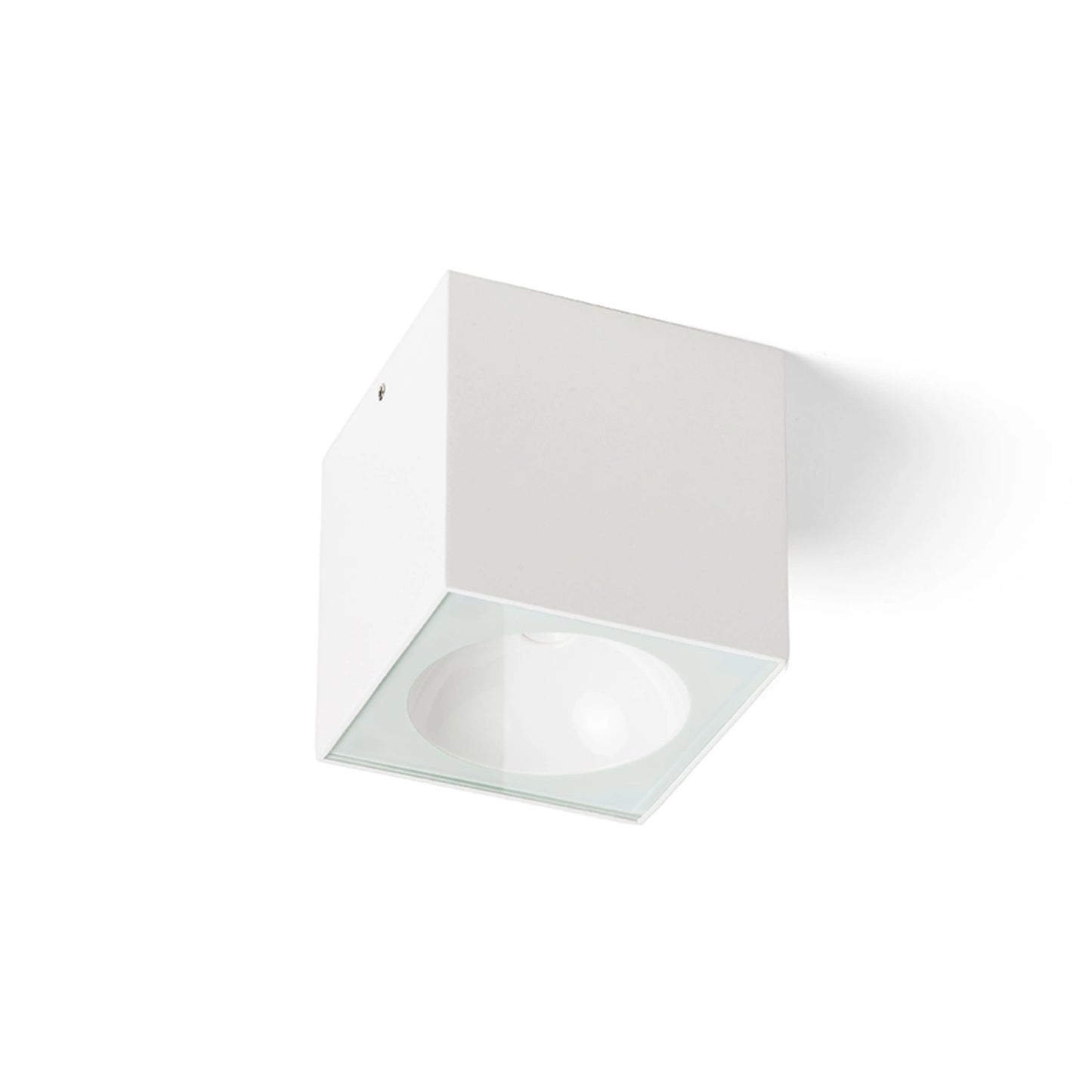 RENDL outdoor lamp SENZA SQ ceiling white clear glass 230V LED 6W IP65  3000K R13624 2