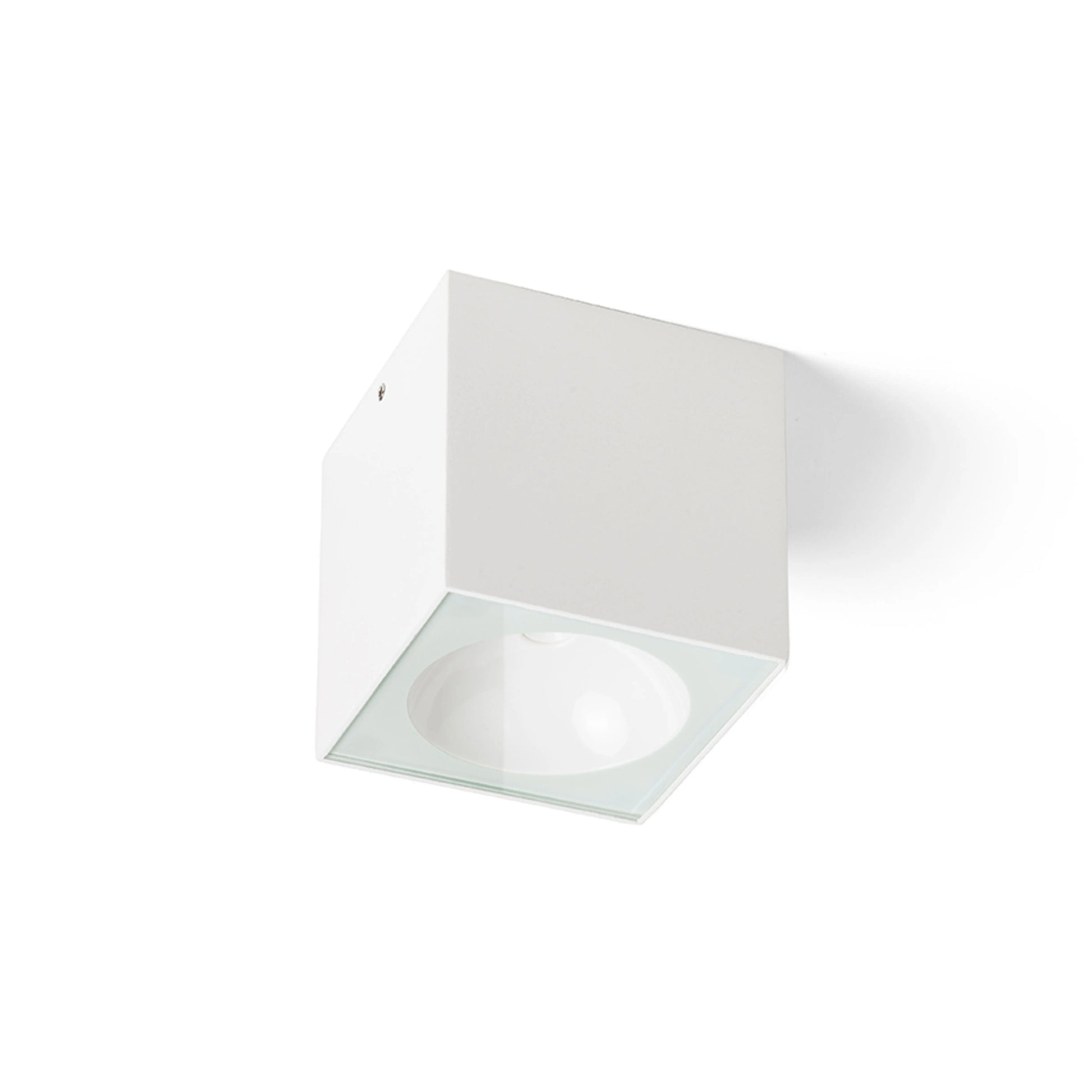 RENDL outdoor lamp SENZA SQ ceiling white clear glass 230V LED 6W IP65  3000K R13624 2