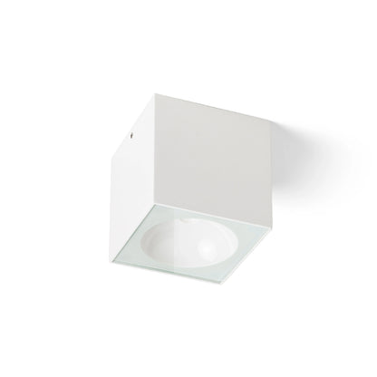 RENDL outdoor lamp SENZA SQ ceiling white clear glass 230V LED 6W IP65  3000K R13624 2