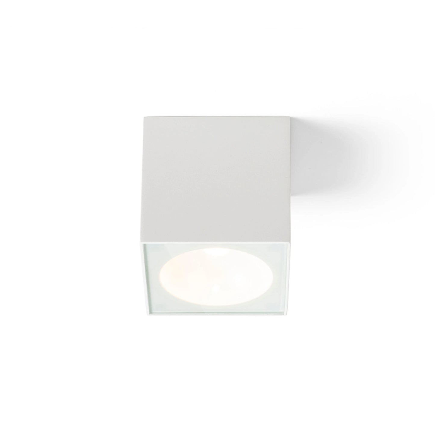 RENDL outdoor lamp SENZA SQ ceiling white clear glass 230V LED 6W IP65  3000K R13624 4