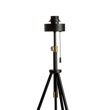 RENDL shades, shade bases, pendent sets LUTON floor base  black/brass 230V LED E27 15W R13640 4