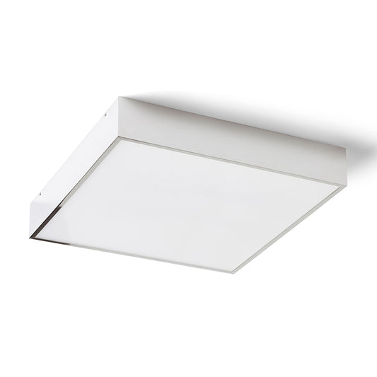 RENDL surface mounted lamp MERANO LED 35 ceiling  chrome/matte acrylic 230V LED 24W IP44  3000K R13698 1